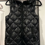 Lululemon Fluffiest Vest REVERSIBLE Black Ziggy Snake Pink Goose Down Sz 4 EUC Photo 0