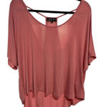 POL ‎ Pink Oversized Blouse Photo 0