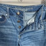 American Eagle  Tomgirl jeans heavily distressed button fly Photo 5