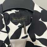 Donna Karan  Dress Floral Black and White Photo 1