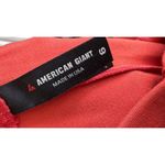 American Giant Pants Flare No Bs Zip Knit Ponte Sz 6 Limited Edition Active Red‍ Red Photo 9