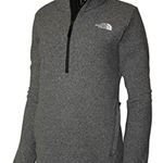 The North Face New womens Campbell gray half zip pullover Photo 0