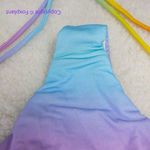 NEW Monica Hansen Beachwear MHB miami vice string bikini bottom, size M Blue Size M Photo 9