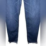 Eileen Fisher Organic Cotton Fray Step Hem Skinny Ankle Jeans Size 10 Photo 4