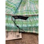 ZARA  Smocked Pastel Plaid Mini Skirt Size Small Photo 8