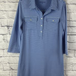 Vineyard Vines Margo Polo Preppy Coastal Casual Shirt Dress Stretch Size Medium Photo 0