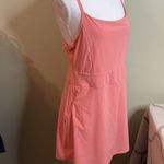 Calia Coral Racerback active dress pockets with attached shorts, size medium Orange Photo 9
