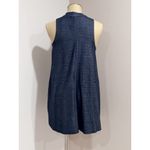 Heart soul  Women's Blue Dark Wash Mock Neck Sleeveless Denim Swing Dress Size S Photo 2