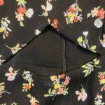 Bailey 44 Black Floral Midi Dress Spaghetti Straps Made In USA Size 0 Photo 6