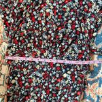 Free People Vibe Check One Piece Black Ditsy Shell Size Medium Boho Photo 13