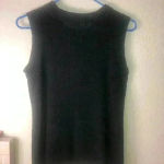 Philosophy  black sleeveless light weight sweater sz S Photo 5