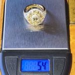 Natural Brazilian Heliodor Sterling Silver Cocktail Ring Size 7 Gold Photo 8