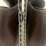 G.H. Bass Brown Leather Ankle Booties SZ 6.5. Zipper closer Brown Suede Western Photo 10