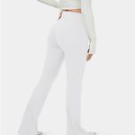 Halara 064HO- High Waisted Back Pocket Flare Yoga Leggings. Size XSmall (P) Photo 2