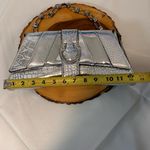 ALDO  Scylla Synthetic Medium Silver Tone Shoulder Bag Chain Strap & Serpentine Photo 2