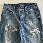 American Eagle ‎ boy crop distressed jeans size 4 Photo 2