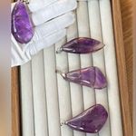 NWOT Uruguay Natural Therapy Amethyst pendant in Large size/24.43g Photo 1