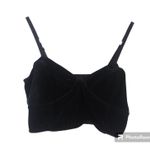 Nollie Black Velvet Bustier Bralette Edgy Festival Goth Size M Size M Photo 0