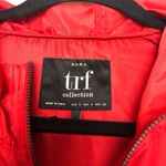 ZARA TRF Windbreaker Packable Jacket Hoodie Red Photo 3