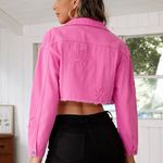 SheIn Cropped Jean Jacket  Photo 1