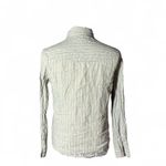 Banana Republic  Linen Cotton Striped Long Sleeve Button Down Shirt Women's Photo 1