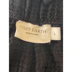 COZY EARTH Black Gauze Lounge Shorts Elastic Waist Pockets Size L Size L Photo 2