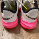 Nike  White and Pink Athletic Shoes with Cushioned Sole Photo 4