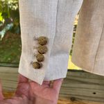 J.Crew Women's Helena Blazer Linen Blend Khaki Size 0 Photo 4