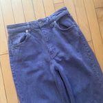 ZARA  Purple Wide Leg Denim Jeans Size 4 Photo 1