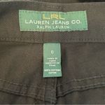 Ralph Lauren LRL Lauren ‎ Jeans Cropped Black Denim Jeans Womens Size 6 Photo 4