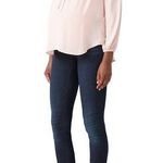 Amanda Uprichard  Katherine Maternity Top Women's L/XL Pink Long Sleeve RTR Photo 0