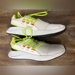 Under Armour  Charged Breathe White/ Neon Green Athletic Running Sneakers Size 7 Photo 3