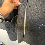 Eileen Fisher  Charcoal Sweatshirt Blazer Jacket Sz M Photo 2