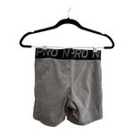 Nike  Pro Spandex Biker Shorts Gray Size Medium Photo 2
