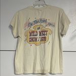 Daydreamer  WILLIE NELSON WILD WEST SHORT SLEEVE TEE SHIRT BLOUSE CREAM SMALL Photo 5