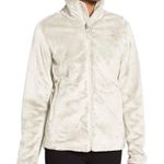 The North Face Osito Full Zip Up Fleece Sweatshirt Vintage White Photo 9