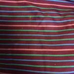 Vintage 70s 80s purple striped shirt secretary dress multi sizes Size L Photo 8