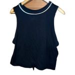 Flirtitude  Active Cropped Balck Tie Tank Top XL Photo 3