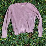 Pistola  Purple Oversized Crewneck Sweater Size Small Photo 3