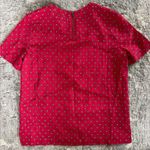 Madewell  Silk Refined Tee in Foulard Dot Diamond Boxy Short Sleeve Shirt Photo 3