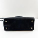 Michael Kors Selma Saffiano Leather Satchel Handbag Purse Black Photo 4