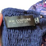 Miss Me Y2K  Navy Dark Romantic Grunge Fairycore Floral Corset Top Women S Boho‎ Photo 6