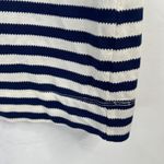 See By Chloe Size 4 Shift Dress Striped Blue White Ruffle Front Nautical Resort Photo 7