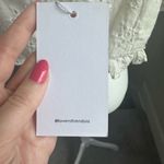 Lovers + Friends NWT Boho Eyelet Cropped White Leah Top Size XL Photo 9