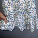 Daytrip Blue & Yellow Floral Adjustable Spaghetti Strap Short Romper Large NWT Photo 8