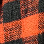 Madewell  Flannel Orange Oversized Ex Boyfriend Shirt In Buffalo Check Small Photo 8