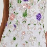 Mac Duggal  10893 Purple Embellished Lace Sleeveless V Gown white multi 6 CL1 Photo 1