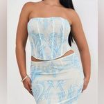 Miaou Tattoo mini skirt Blue Photo 0