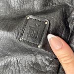 The Sak  Black Leather Drawstring Backpack Bag Purse Women’s Boho Classic Photo 1