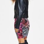 Guess Women's Venom Cropped Moto Long-Sleeve Zipper Jacket Pleather Photo 7